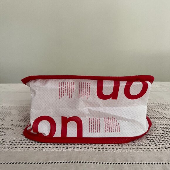 Lululemon red & white small reusable tote bag - Picture 6 of 6